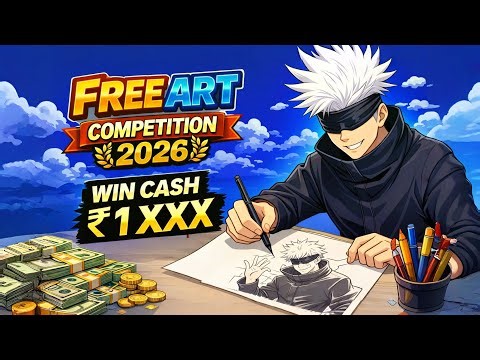 FREE Art Competition 2026 🎨 | Win Cash Prizes 💰 | No Age Limit | Participate Now!