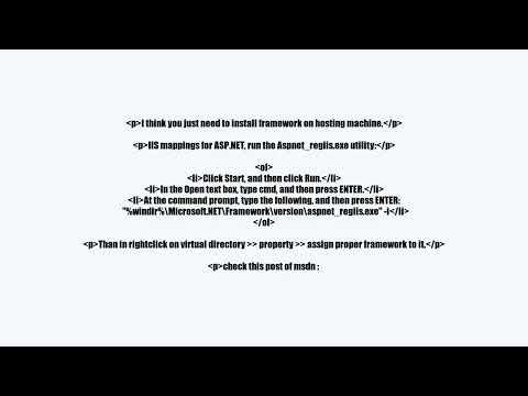 Is possible to work with IIS 5.1 and .NET Framework 3.5?