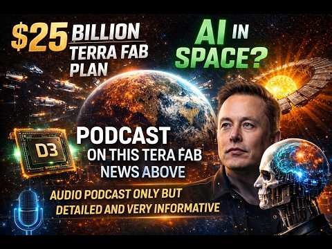 Elon Musk’s Terafab Explained: $25 Billion Future Plan In Space (Audio Podcast) #terafab