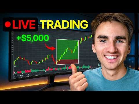 🔴Live Day Trading - Extremely Difficult Market Today (-$1,500)