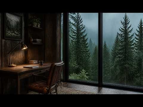 Find Your Calm | Cozy Indoor Rain Sounds for Deep Sleep, Creative Focus