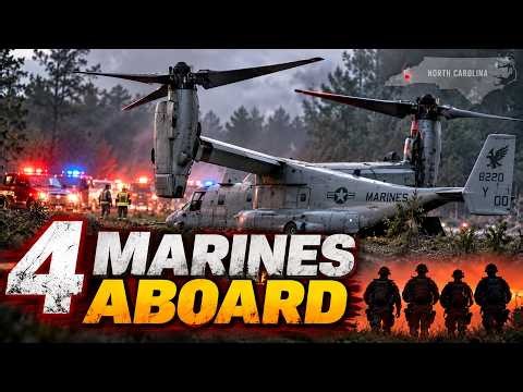 Marine Osprey Catches Fire, Makes Emergency Landing in North Carolina — 4 Marines Aboard