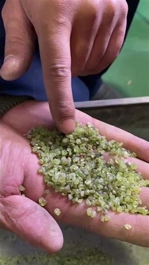 Turning Raw Olivine into High-Value Material with Optical Sorting #factory #sensort #machine