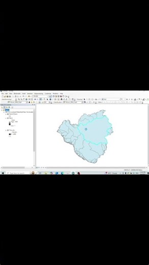 create Watershed in ArcMap #shorts