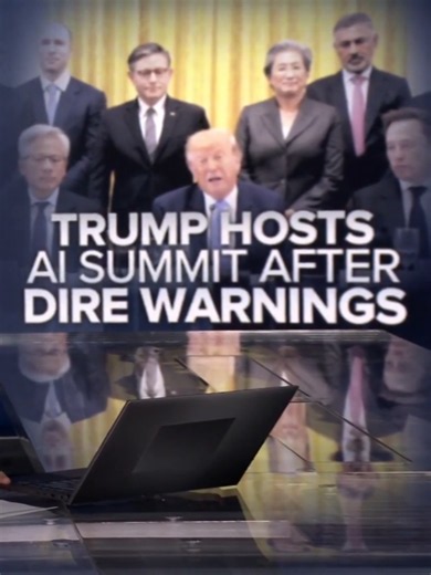 Amid soaring concerns over AI's potential threat to humanity, President Trump hosted a summit with the industry's top executives. Trump made it clear he won’t install any government guardrails to rein in AI's development. Rachel Scott reports for @abcworldnews.