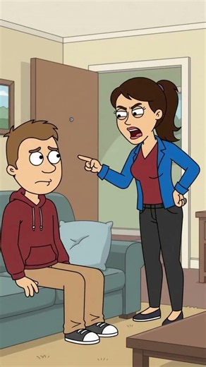 Eric watches bad movie and gets grounded (AI)