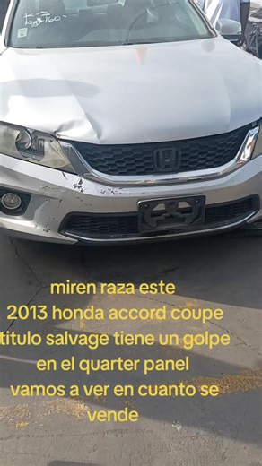 AUCTION CAR DEALS & REBUILDS (@eastlosauctioncardeals)’s video of 2013 honda accord