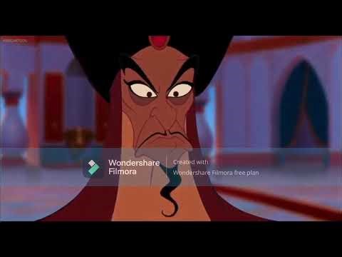 Carl Fredricksen's Reaction To Jafar's Dark Face
