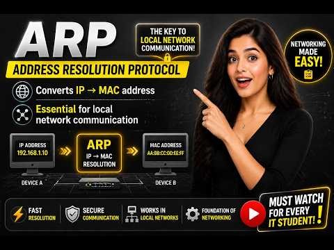 ARP Explained Simply – Learn IP to MAC Mapping for Networking Beginners