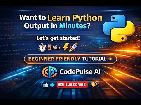 Learn Python print() in 5 Minutes | Beginner Friendly Tutorial