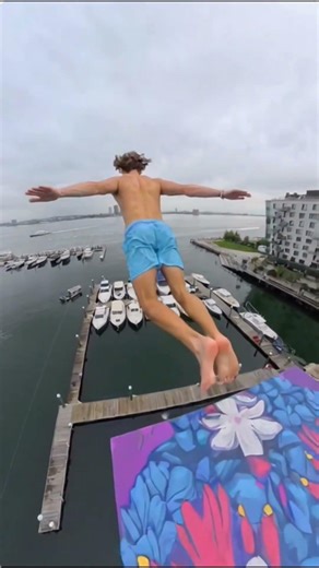 Dive FAIL 😱 Worst Jump Ever Caught on Camera #Shorts #extreme #unbelievably