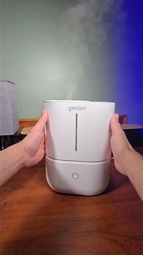 GENIANI Ultrasonic Cool Mist Humidifier 4L – Quiet, 40H Runtime, Easy Fill & Clean for Home