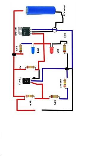 TL431 Battery Level Indicator & Low Voltage Cutoff #diyelectronics
