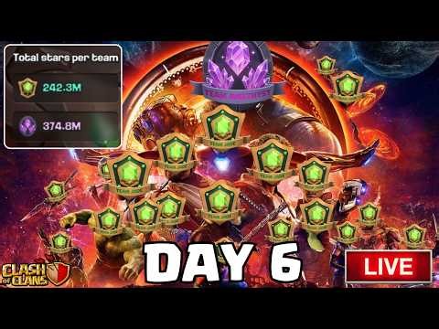 TEAM JADE, ASSEMBLE! Clash vs Skeletons DAY 6! (Clash Of Clans LIVE)