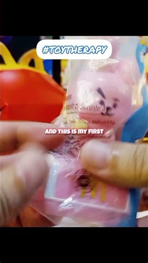 P2. COOKY IS IN THE HAPPY MEAL?! 🐰🔥 BT21 x McDonald’s Unboxing!