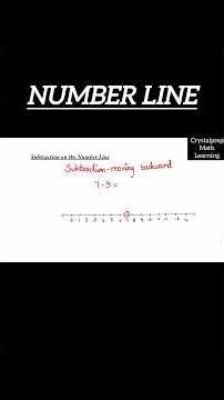 Number Line #maths #education #getonlineeducation #mathreels #crystalprepmathlearning