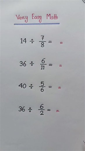 Easy Division Trick ✅✍️#learnontiktok #edukatcontent #mathskills #mathematics #math