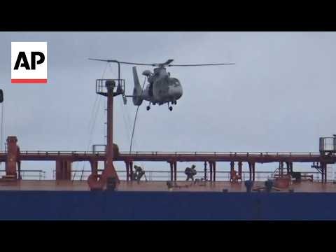 French navy seizes an oil tanker suspected of belonging to the Russian shadow fleet