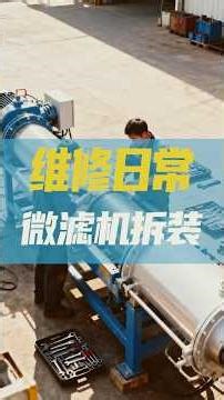 Daily maintenance of microfiltration machine #wastewatertreatment