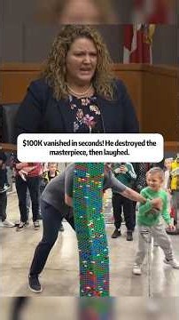 Judge Judy EXPLODES After He Laughs About Destroying a $100,000 Masterpiece! ⚖️😡 #Shorts
