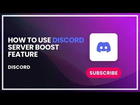 How to use discord server boost feature