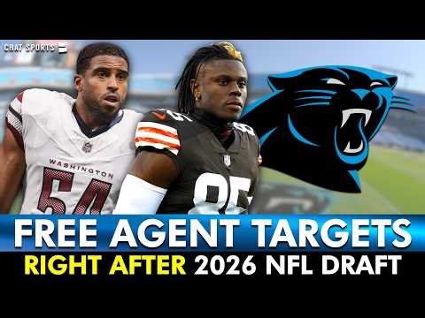 Carolina Panthers Free Agent Targets AFTER 2026 NFL Draft Ft. David Njoku & Bobby Wagner
