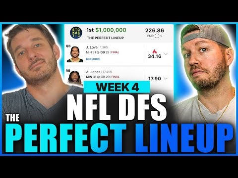 Top NFL DFS Picks for Week 4 | The Perfect Lineup (2025)