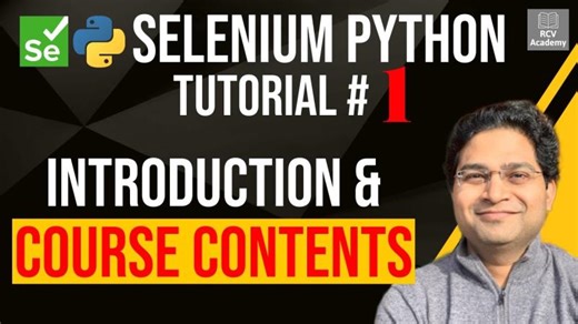 Selenium Python Tutorial for Beginners and Testers | RCV Academy Software Testing Mentor posted on the topic | LinkedIn