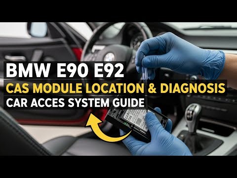 BMW E90 E92 CAS Module Location & Diagnosis (Car Access System)