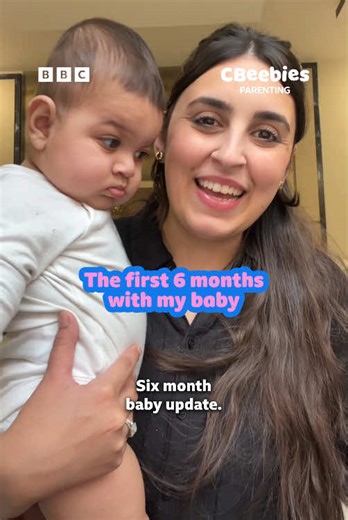 What the first six months has looked like for @Melishah Parsons | Mum Of 2 from crawling attempts to first tastes of solids! How did you navigate those early months with your little one? #CBeebiesParenting #CBeebies #6MonthUpdate
