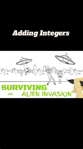 Adding Integers- Surviving an alien invasion! 👽 #mathfun #addingintegers #middleschoolmath