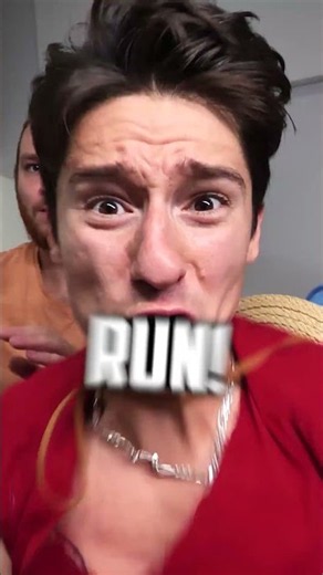 When he shows up... RUN!