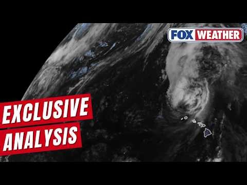 Exclusive Analysis On Hurricane Lowell As It Moves Past Hawaii