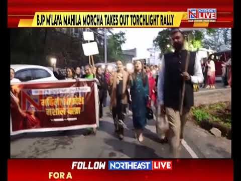 Meghalaya BJP’s Women Wing Hold Torch Rally in Shillong Backing Women’s Reservation Bill
