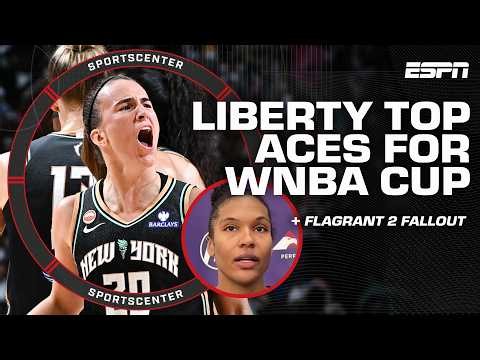 Liberty top Aces in Commissioner’s Cup, Alyssa Thomas addresses suspension | SportsCenter