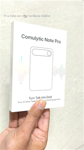 Comulytic Note Pro AI Audio Recorder unboxing