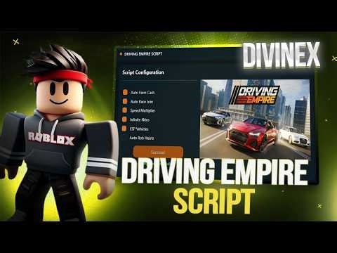 DRIVING EMPIRE SCRIPT! AUTO FARM MONEY, FAST SPEED, ESP & MORE | ios/android/pc