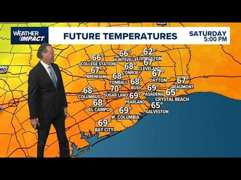 Houston forecast: Temps will take a dip, making way for a beautiful weekend