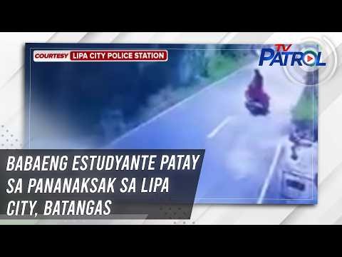 Babaeng estudyante patay sa pananaksak sa Lipa City, Batangas | TV Patrol