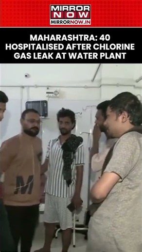 Maharashtra: 40 Hospitalised After Chlorine Gas Leak At Nagpur Water Purification Plant #shorts