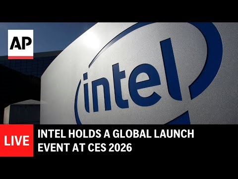 LIVE: Intel holds a global launch event at CES 2026