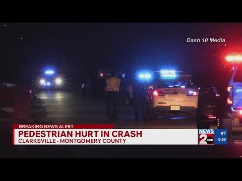 Pedestrian flown to Nashville hospital after Clarksville crash