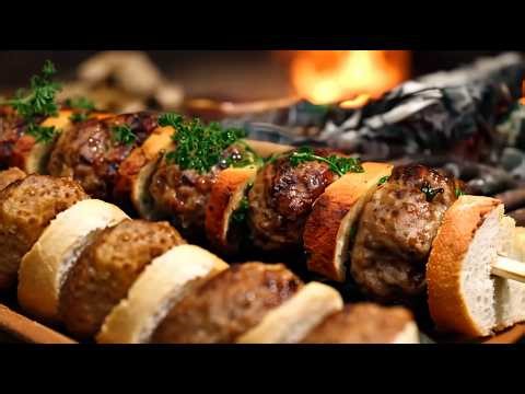 MICRO BURGER SKEWERS! 🍔🔥 Juicy Mini Bites Over Fire