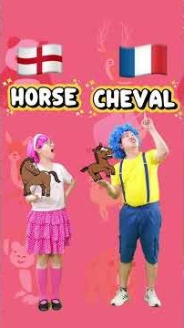 Can You Name Animals in French? English to French | Common Words | Kids videos #short #education