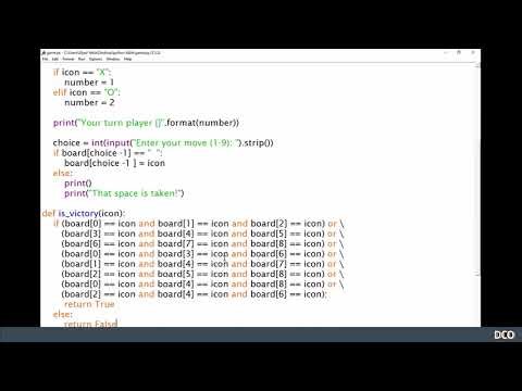 Python Course Tic Tac Toe Game Part 2