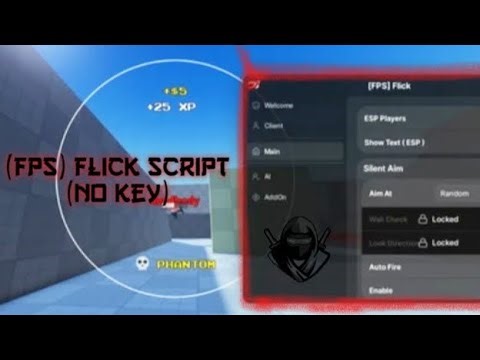 (FPS) Flick script *NO KEY* - Aimlock, Aimbot, Silent aim, Auto fire, Kill all, and more