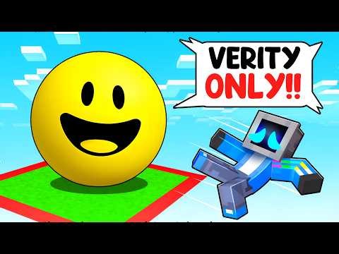 One Block Skyblock with VERITY in Minecraft!