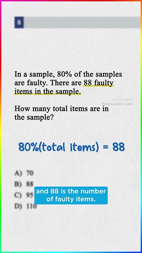 SAT percent question that tricks most students..