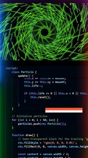 🔥 Neon Dream Kaleidoscope Animation in HTML CSS JavaScript | Mind-Blowing Visual Code 🤯✨ #coding