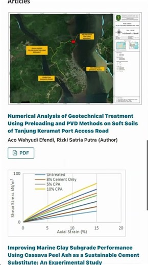 Numerical Analysis of Geotechnical Treatment UsingPreloading and PVD Methods on Soft Soils